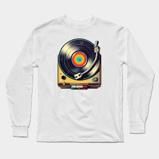 vinyl record player Long Sleeve T-Shirt